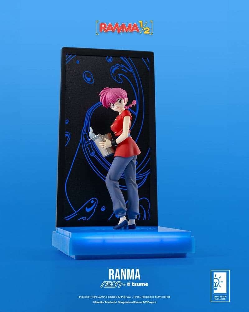 Ranma Neon Figure 1/9 Ranma Saotome Girl 20 cm