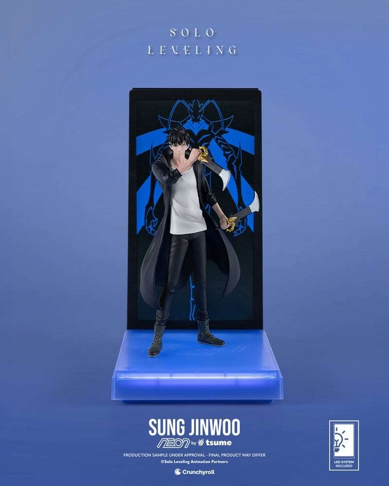 Solo Leveling Neon Figure 1/9 Sung Jinwoo 20 cm