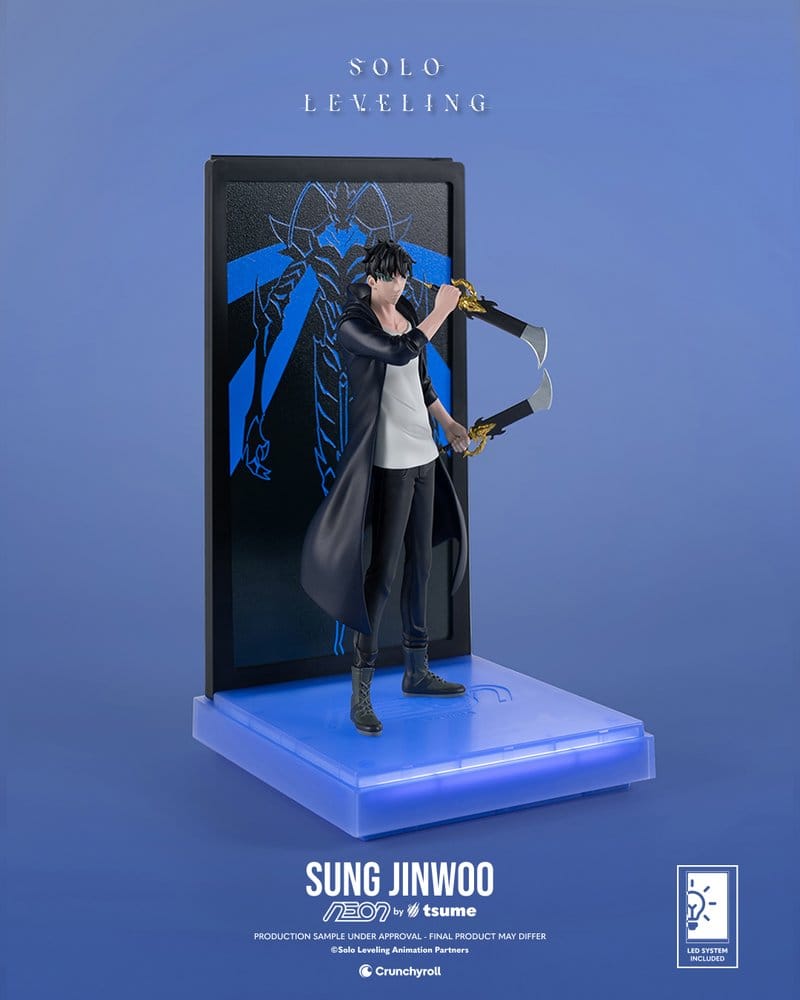 Solo Leveling Neon Figure 1/9 Sung Jinwoo 20 cm