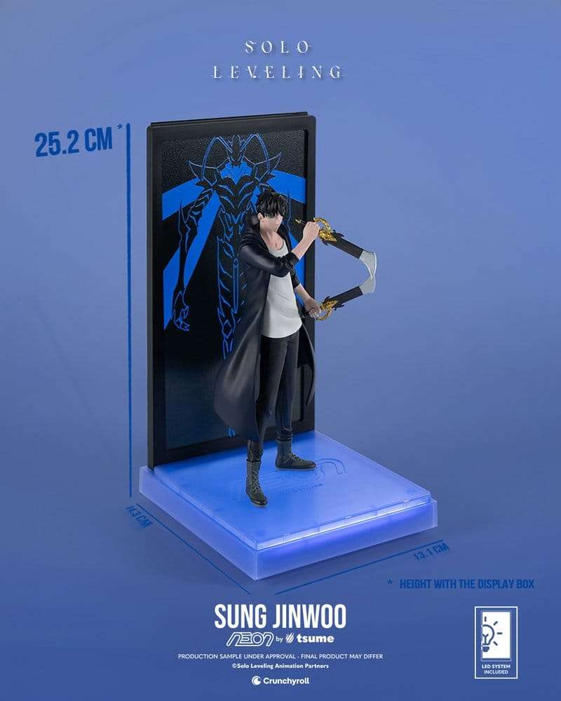 Solo Leveling Neon Figure 1/9 Sung Jinwoo 20 cm
