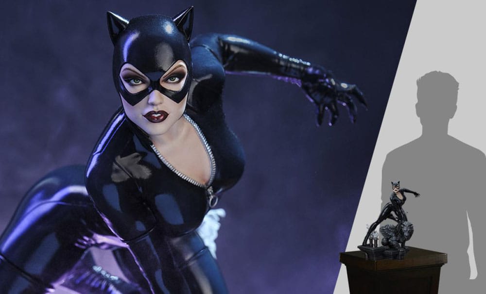 DC Comics Maquette 1/6 Catwoman 35 cm – Detaljerad samlarfigur i polyresin