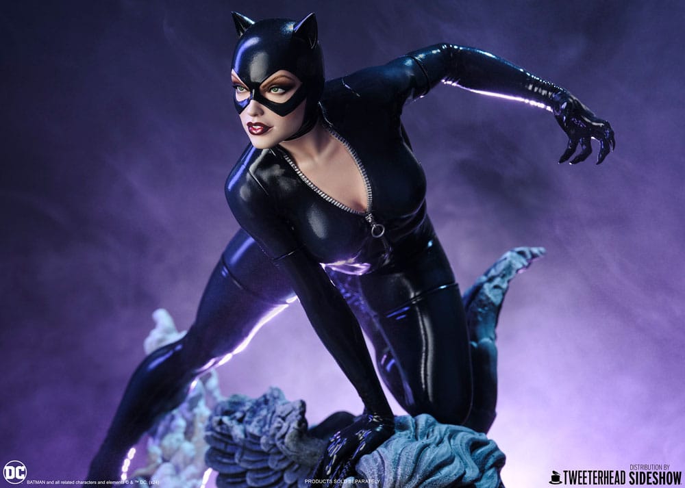 DC Comics Maquette 1/6 Catwoman 35 cm – Detaljerad samlarfigur i polyresin
