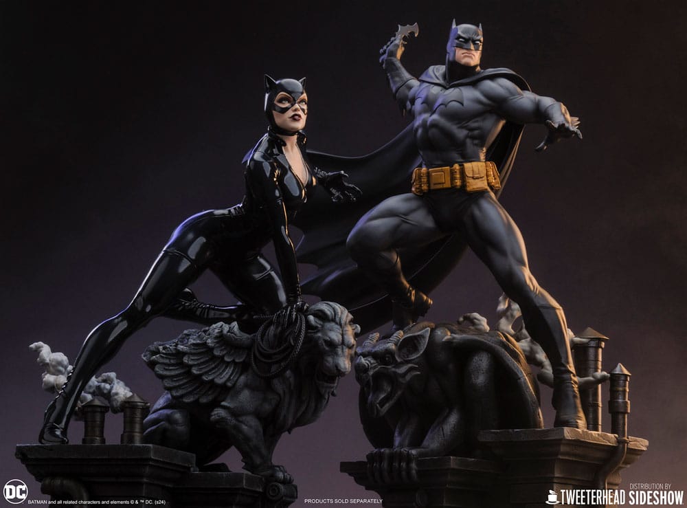 DC Comics Maquette 1/6 Catwoman 35 cm – Detaljerad samlarfigur i polyresin