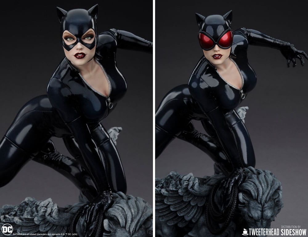 DC Comics Maquette 1/6 Catwoman 35 cm – Detaljerad samlarfigur i polyresin