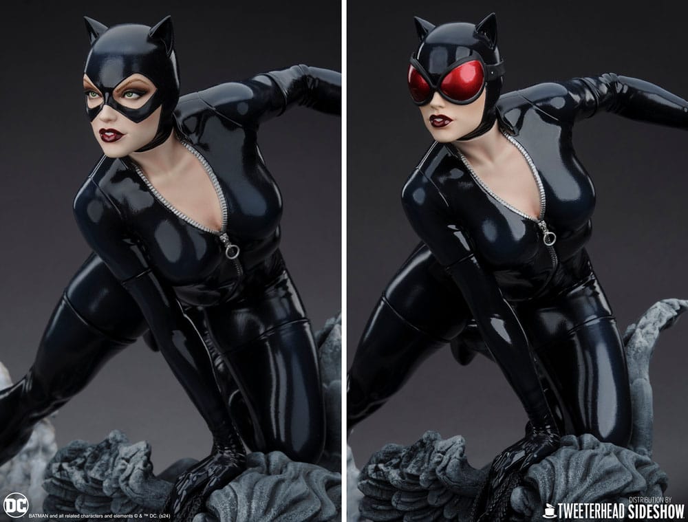 DC Comics Maquette 1/6 Catwoman 35 cm – Detaljerad samlarfigur i polyresin