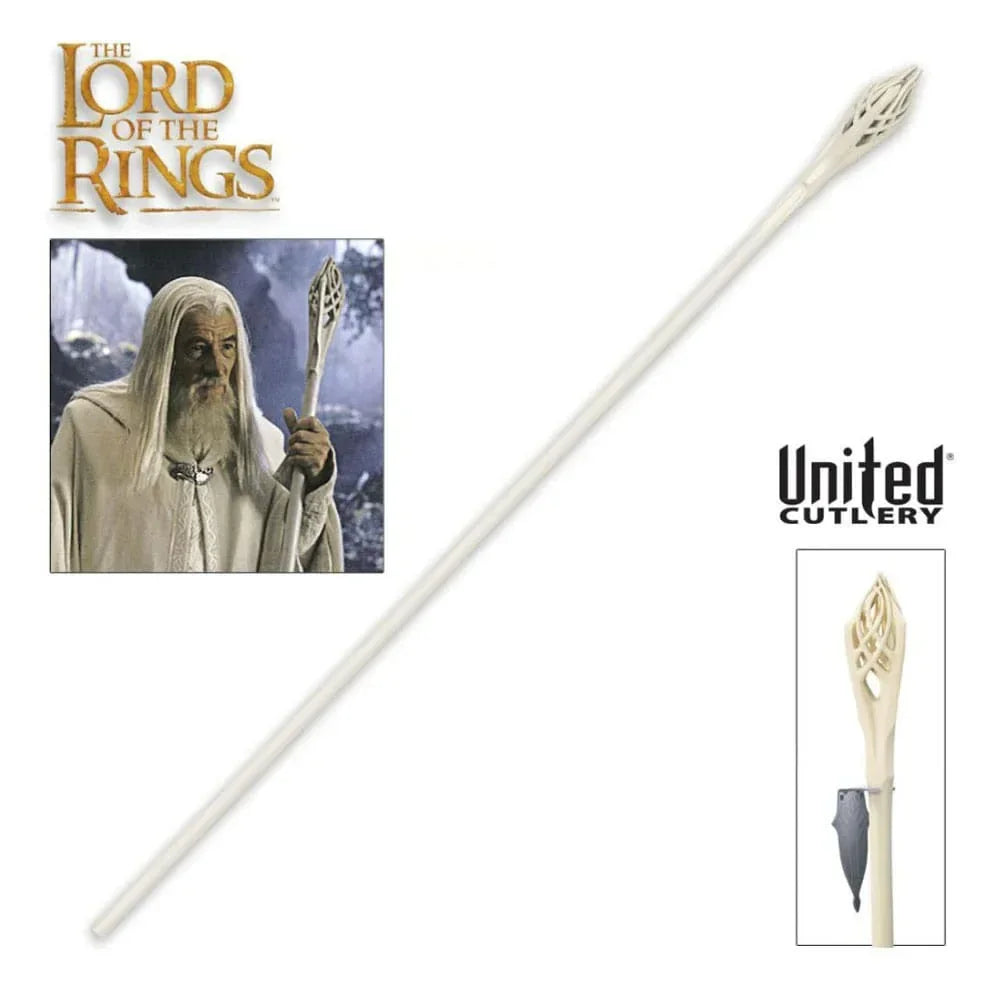LOTRO Replica 1/1 Gandalf den Vita Staven 185 cm United Cutlery