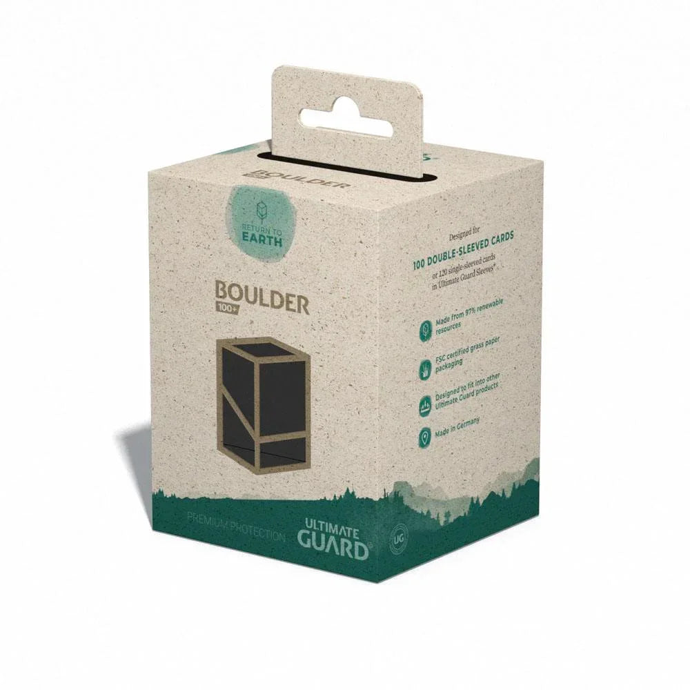 Ultimate Guard Return to Earth Boulder 100+ - Black Ultimate Guard