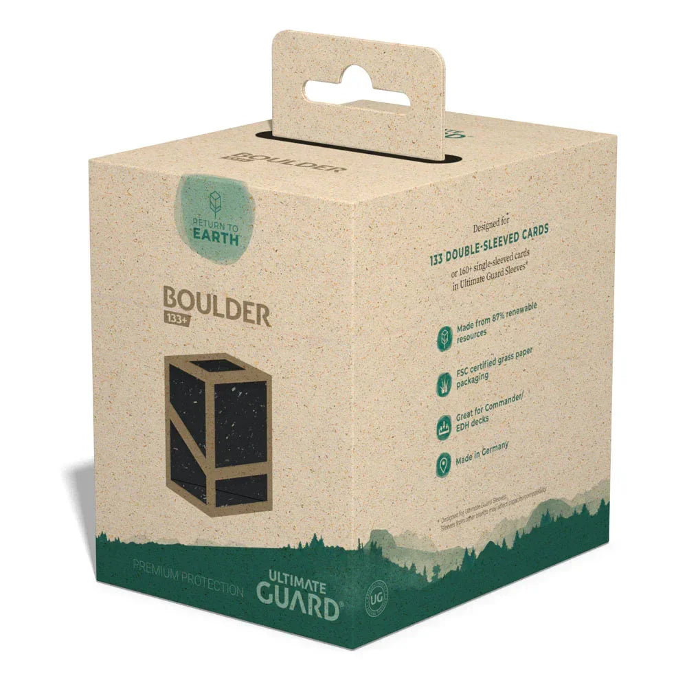 Ultimate Guard Return to Earth Boulder 133+ - Black Ultimate Guard