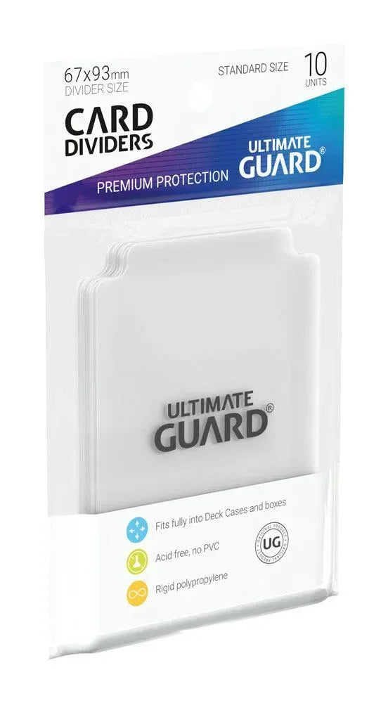 Ultimate Guard Kortavdelare Standardstorlek (10) - Transparent Ultimate Guard