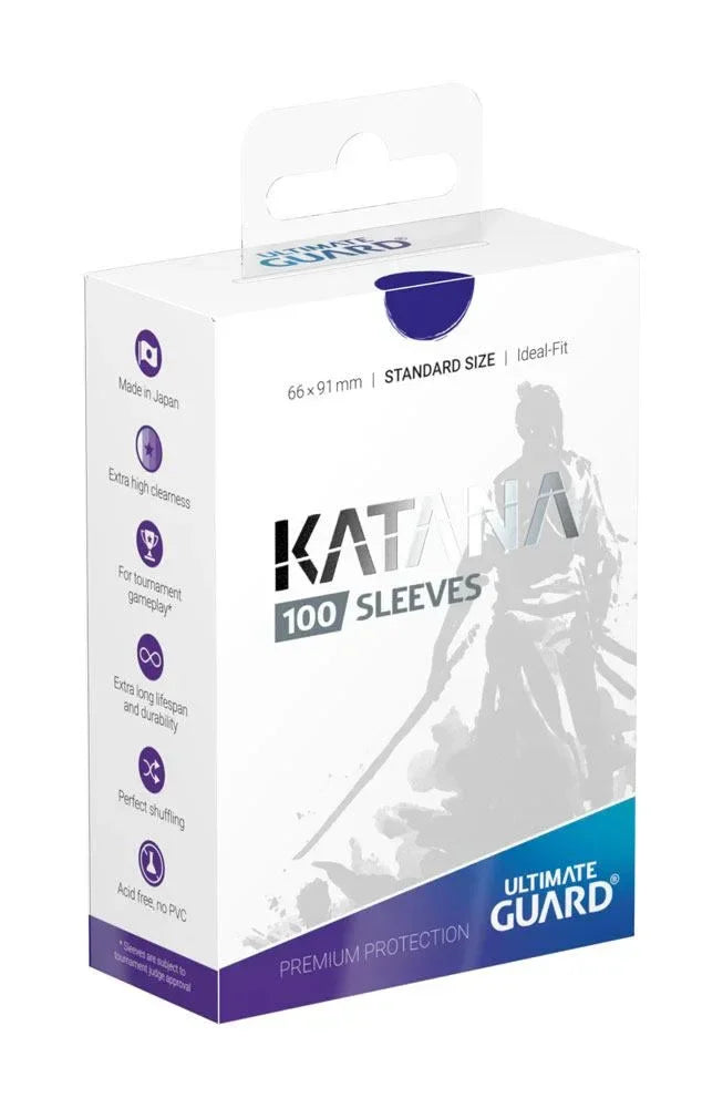 Ultimate Guard Katana Sleeves Standard Size (100) - Blue Ultimate Guard