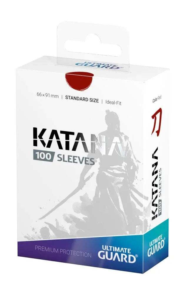 Ultimate Guard Katana Sleeves Standard Size (100) - Röd Ultimate Guard