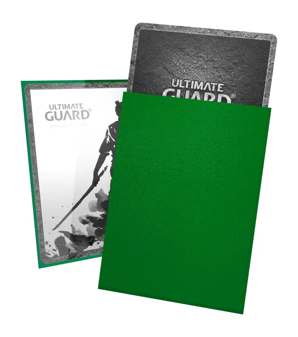 Ultimate Guard Katana Sleeves Standard Size (100) - Green Ultimate Guard