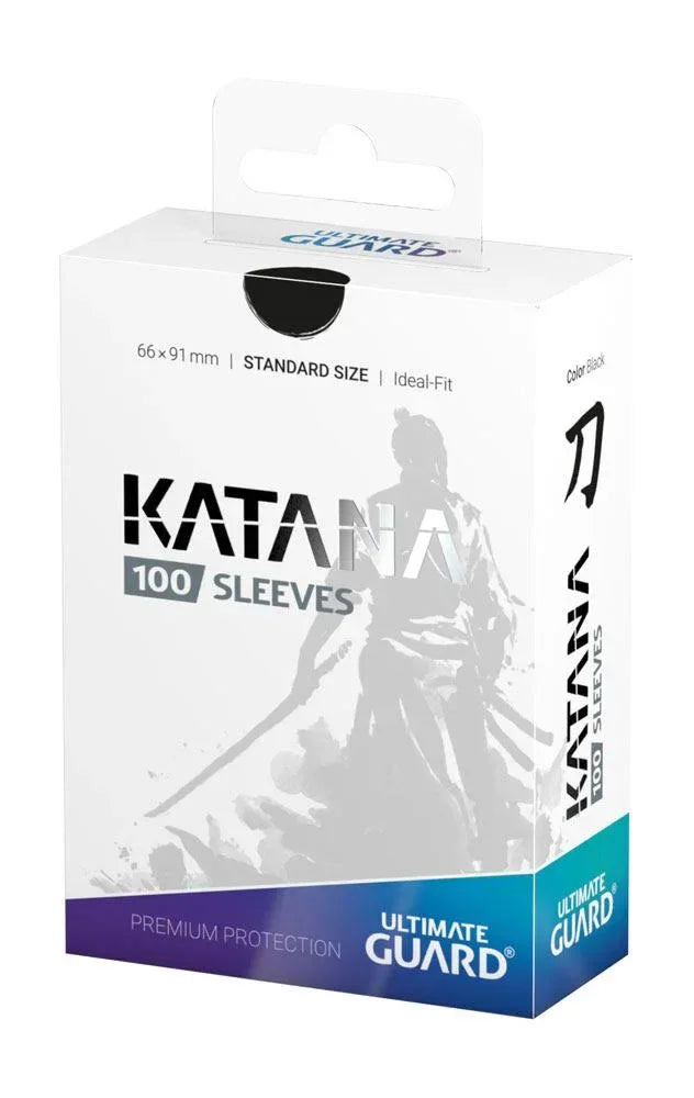 Ultimate Guard Katana Sleeves Standard Size (100) - Svart Ultimate Guard