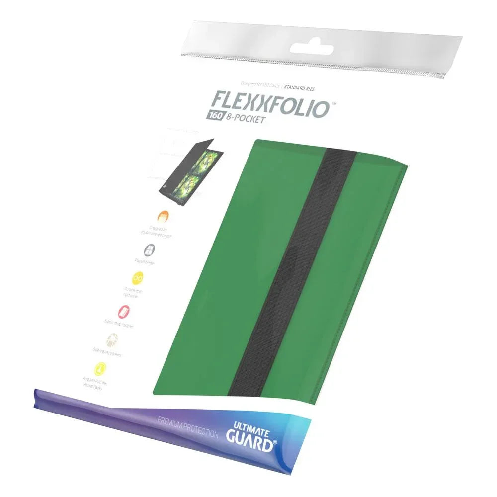 Ultimate Guard Flexxfolio 160 8-Pocket - Grön Ultimate Guard