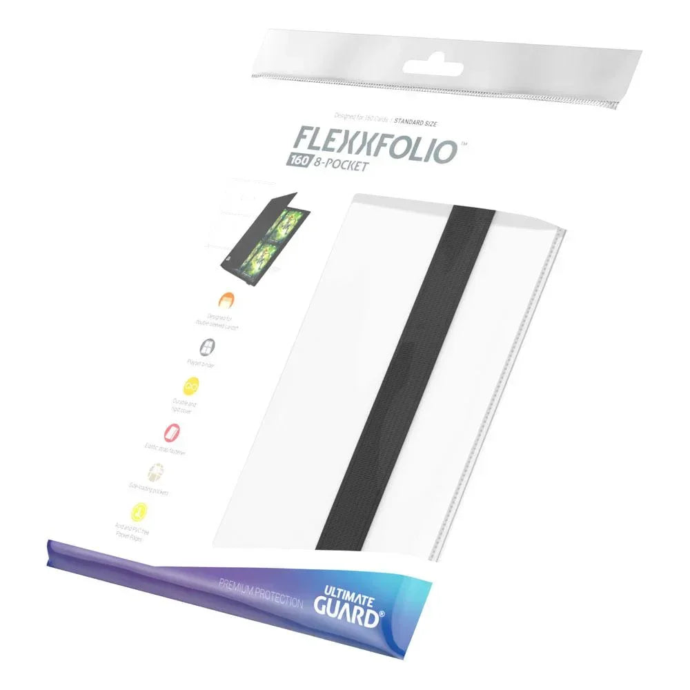 Ultimate Guard Flexxfolio 160 8-Pocket - Vit Ultimate Guard