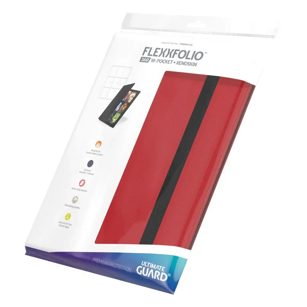 Ultimate Guard Flexxfolio 360 - Röd 18-pocket Portfolio Ultimate Guard