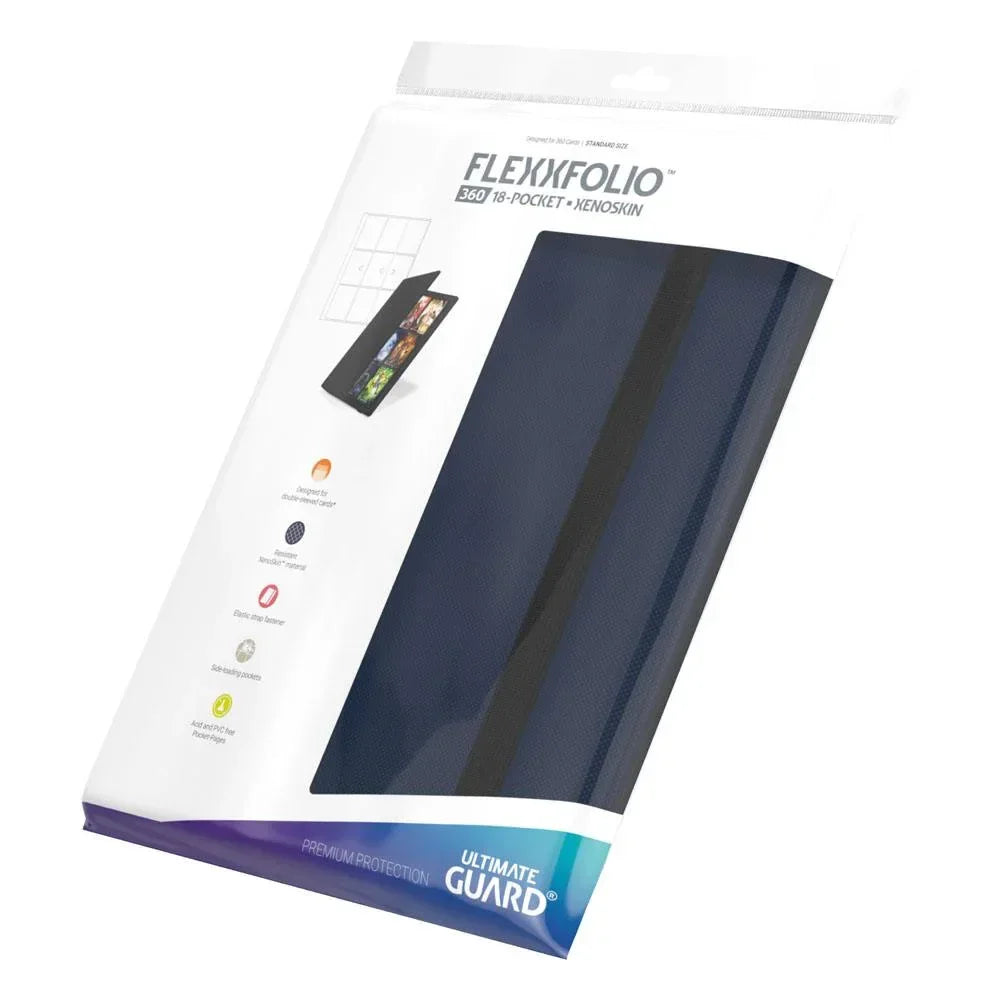 Ultimate Guard Flexxfolio 360 18-Pocket Xenoskin - Blå Ultimate Guard