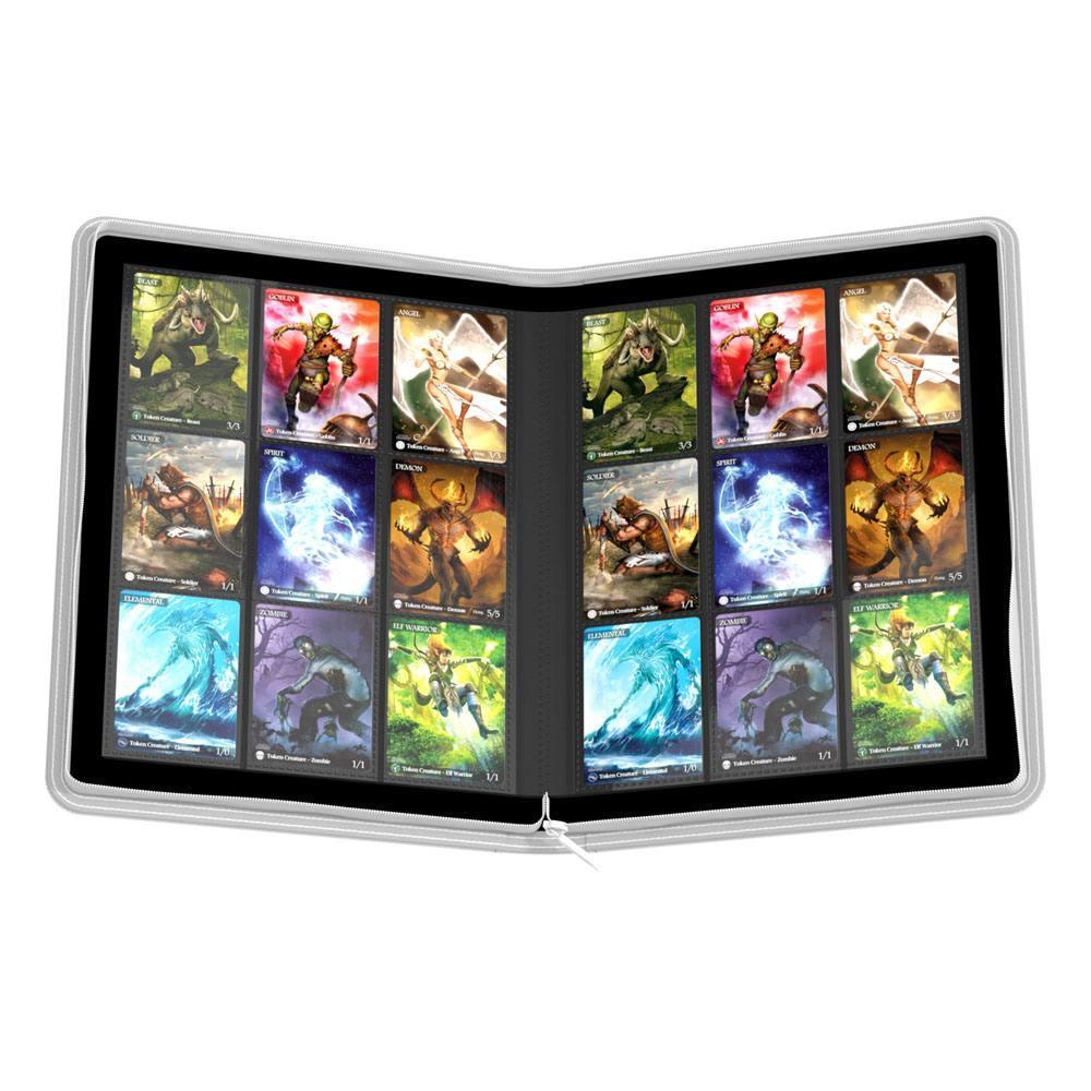 Ultimate Guard Zipfolio 360 - 18-pocket Xenoskin - Vit Ultimate Guard