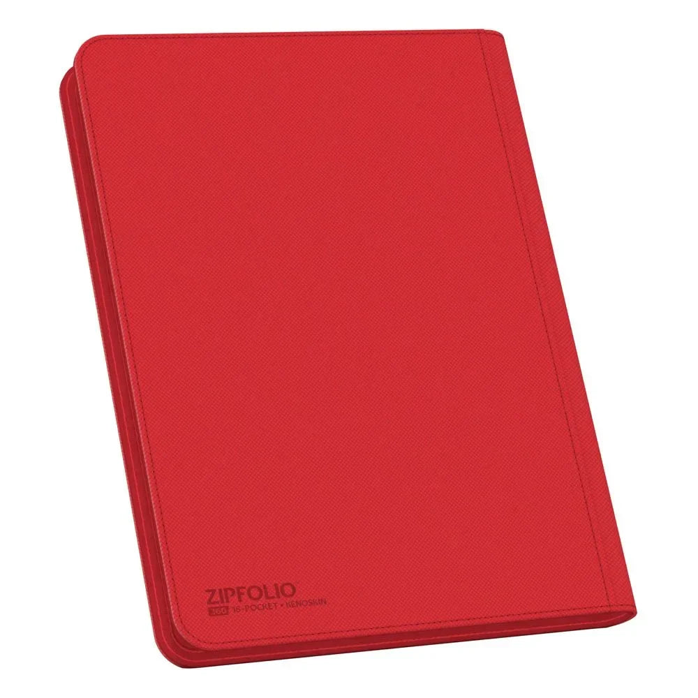 Ultimate Guard Zipfolio 360 med 18-fickor Xenoskin - Röd Ultimate Guard