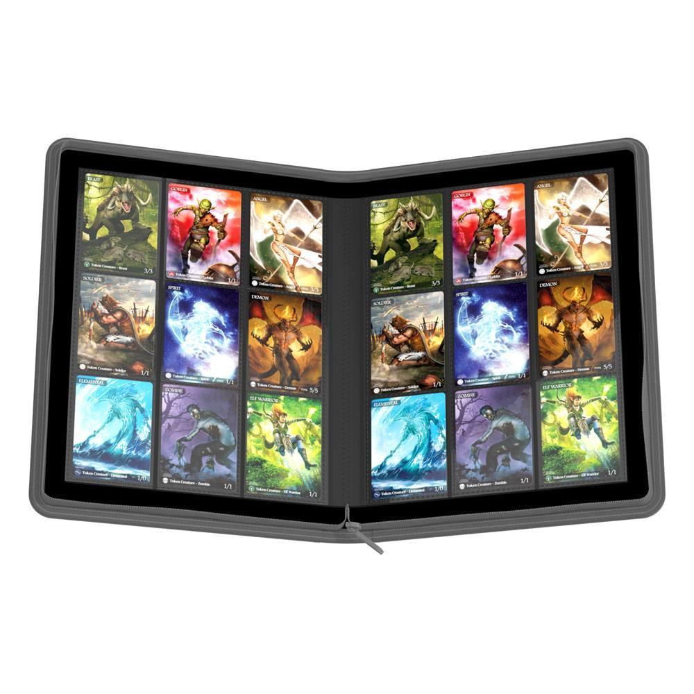 Ultimate Guard Zipfolio 360 18-Pocket Xenoskin - Grå Ultimate Guard