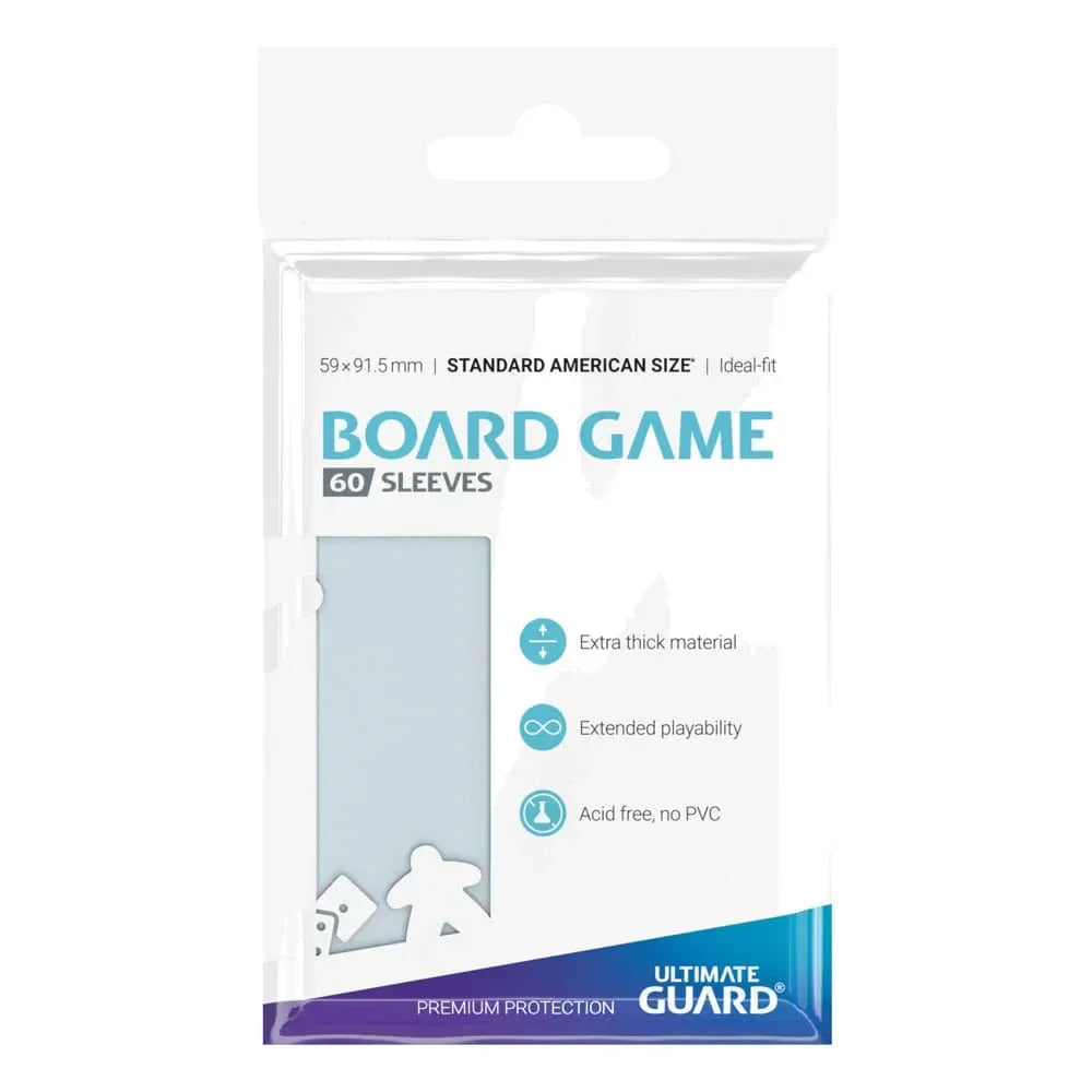 Ultimate Guard Board Game Sleeves (60) - Standard American Ultimate Guard