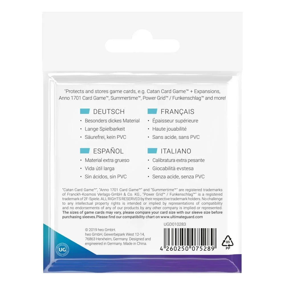 Ultimate Guard Premium Soft Sleeves för Brädspelkort (50 st) Ultimate Guard