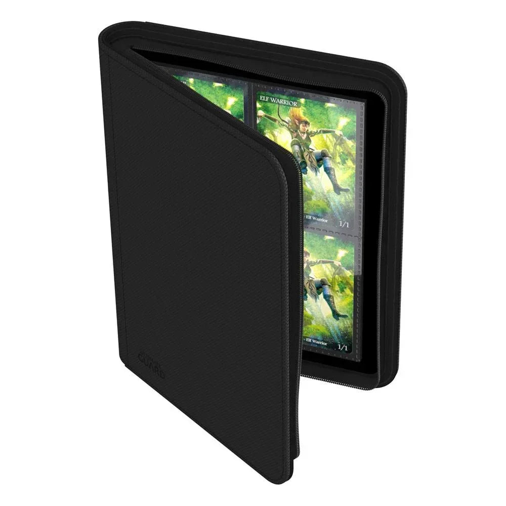 Ultimate Guard Zipfolio 160 8-Pocket Xenoskin - Black Ultimate Guard