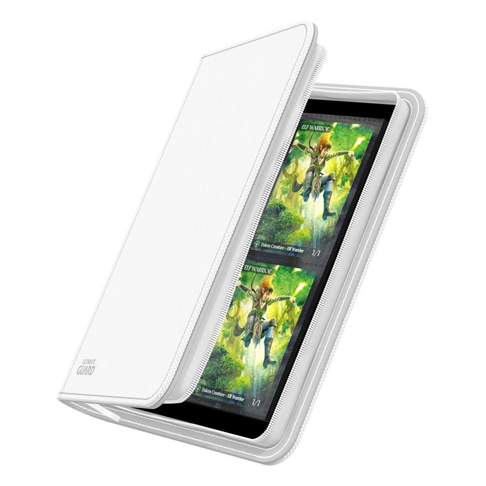 Ultimate Guard Zipfolio 160 - 8-Pocket Xenoskin - Vit Ultimate Guard