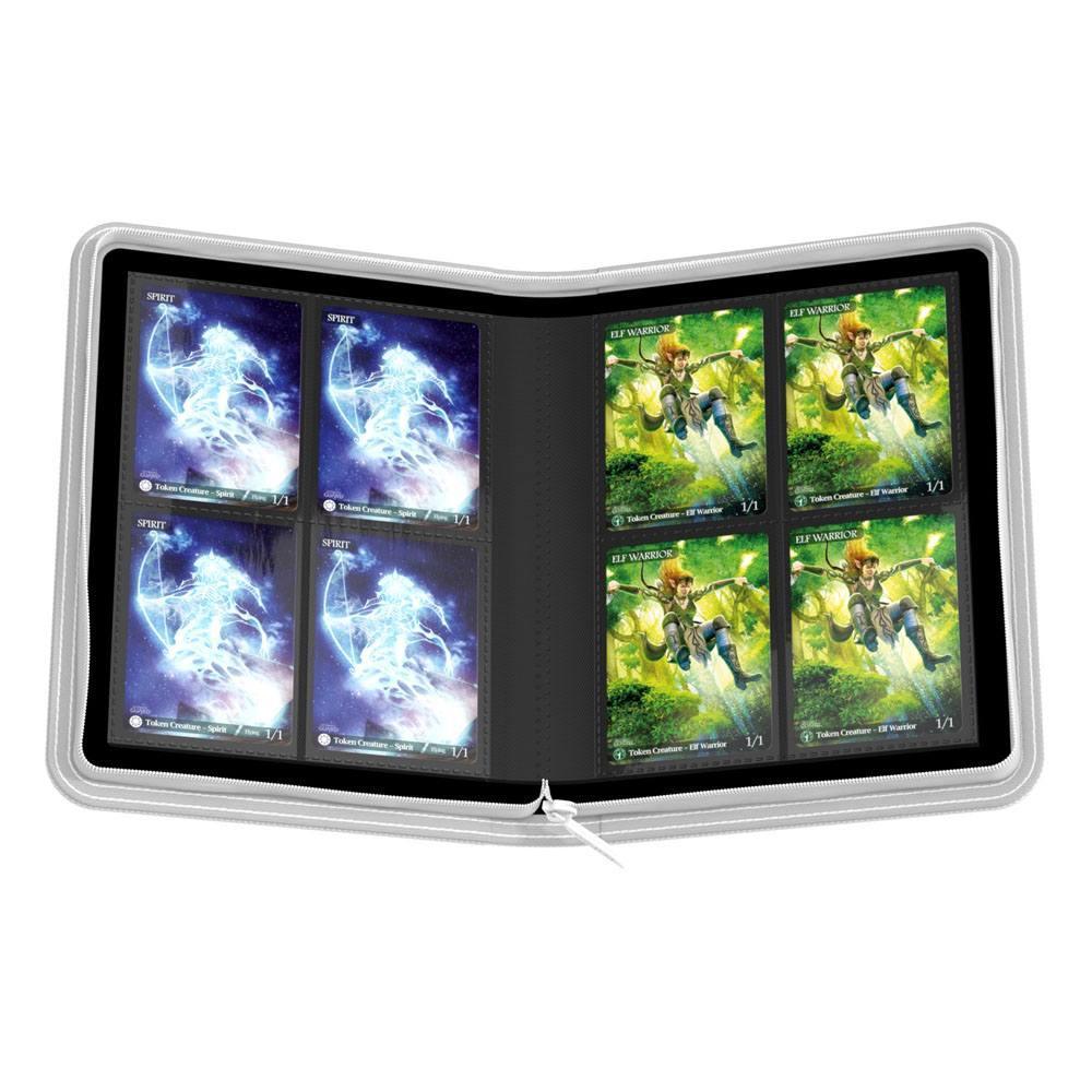 Ultimate Guard Zipfolio 160 - 8-Pocket Xenoskin - Vit Ultimate Guard