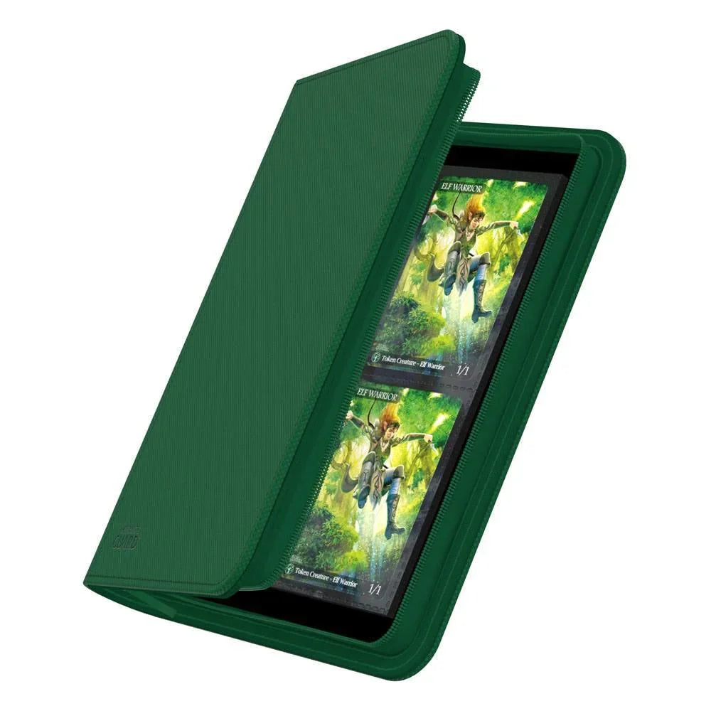 Ultimate Guard Zipfolio 160 8-Fickor Xenoskin - Grön Ultimate Guard