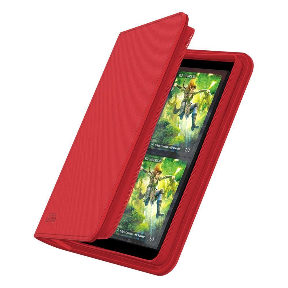 Ultimate Guard Zipfolio 160 8-Pocket Xenoskin - Röd Ultimate Guard