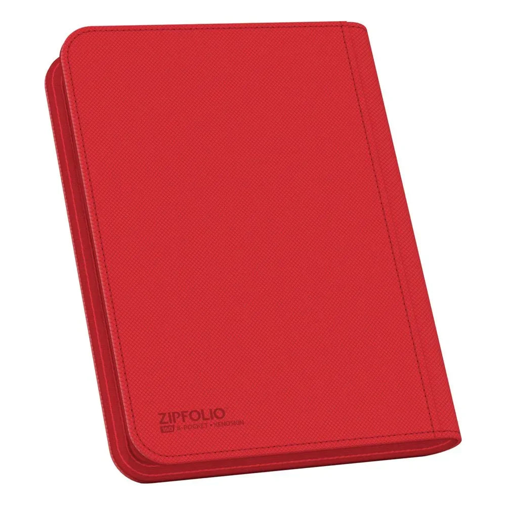 Ultimate Guard Zipfolio 160 8-Pocket Xenoskin - Röd Ultimate Guard