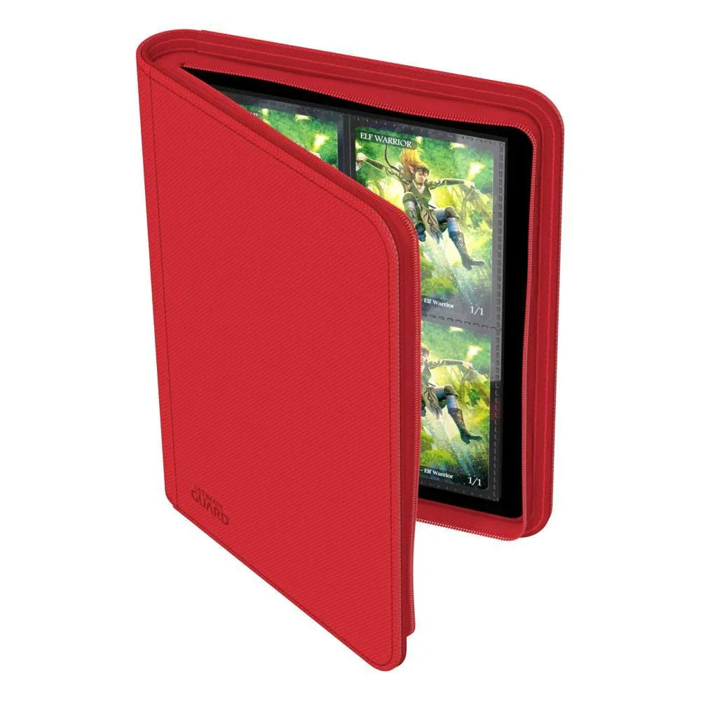 Ultimate Guard Zipfolio 160 8-Pocket Xenoskin - Röd Ultimate Guard
