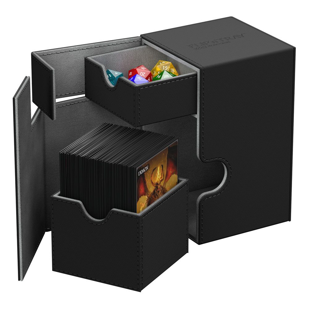 Ultimate Guard Flip´n´Tray  Deck Case 100+ Standard Size XenoSkin Black