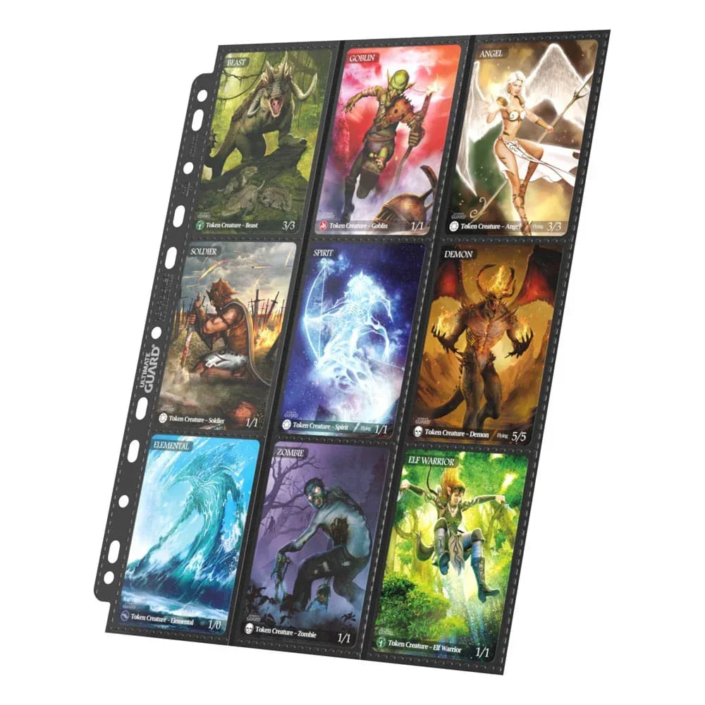 Ultimate Guard 18-Pocket Pages Side-Loading - Black (10-Pack) Ultimate Guard