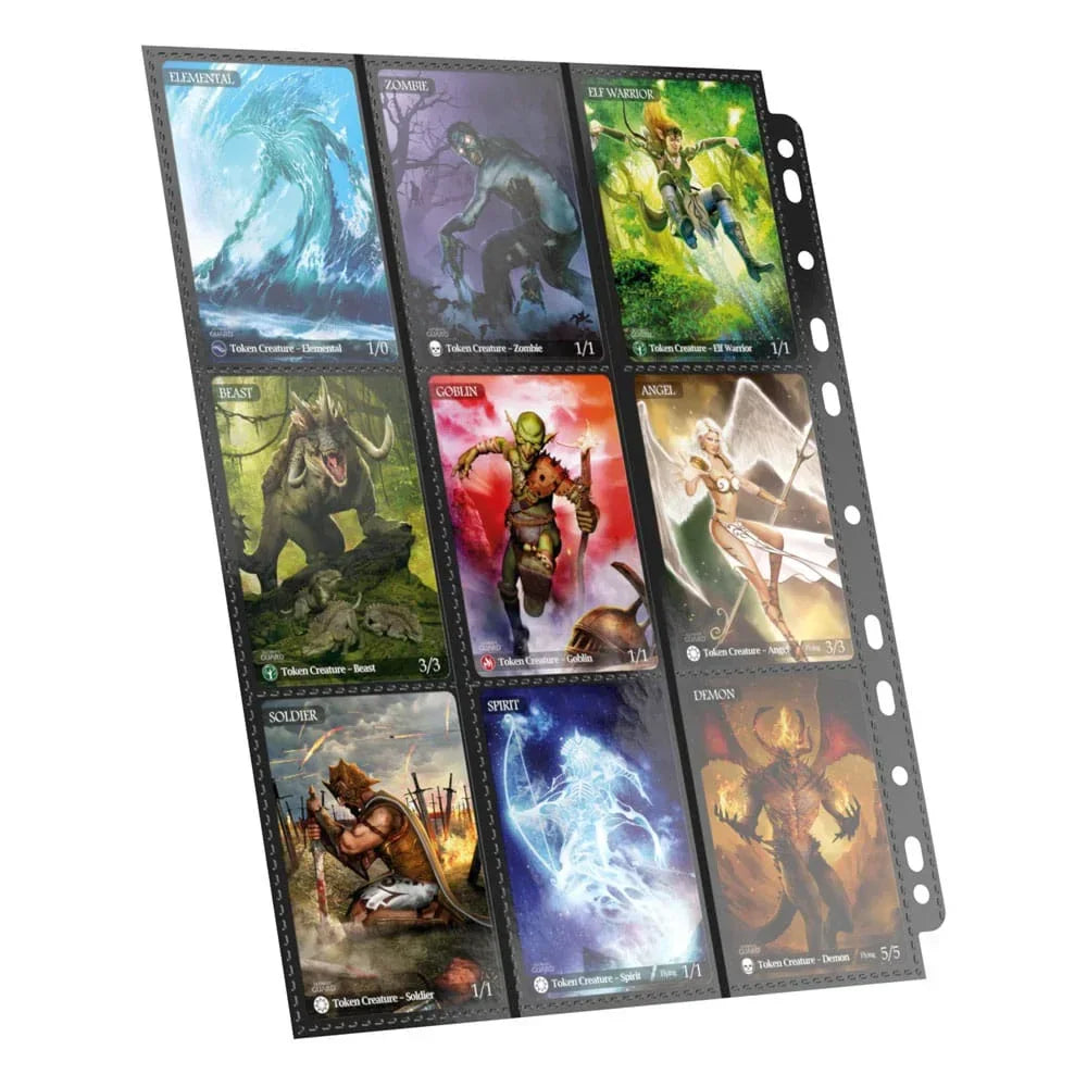 Ultimate Guard 18-Pocket Pages Side-Loading - Black (10-Pack) Ultimate Guard