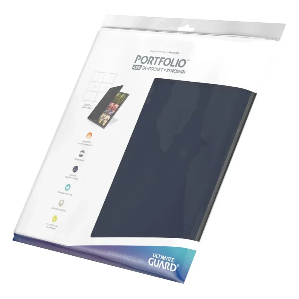 Ultimate Guard Portfolio 480 - 24-Pocket Xenoskin - Blå Ultimate Guard