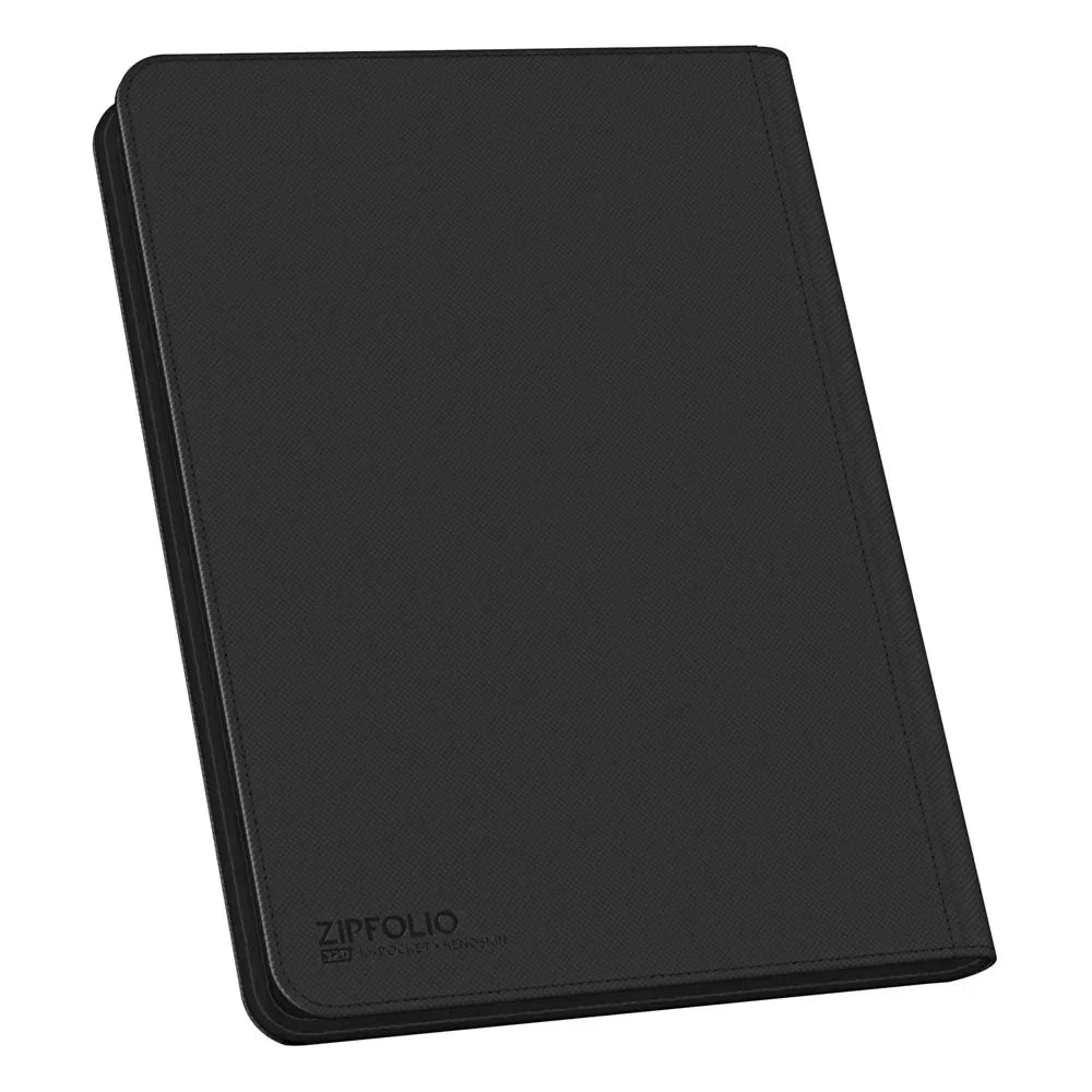 Ultimate Guard Zipfolio 320 - 16-fickors Xenoskin Portfölj - Svart Ultimate Guard