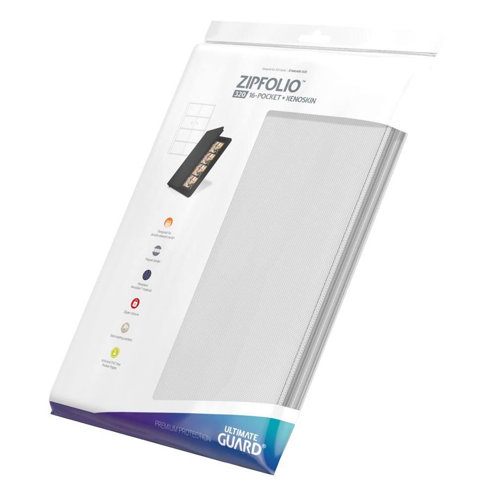 Ultimate Guard Zipfolio 320 16-Pocket Xenoskin - Vit Ultimate Guard