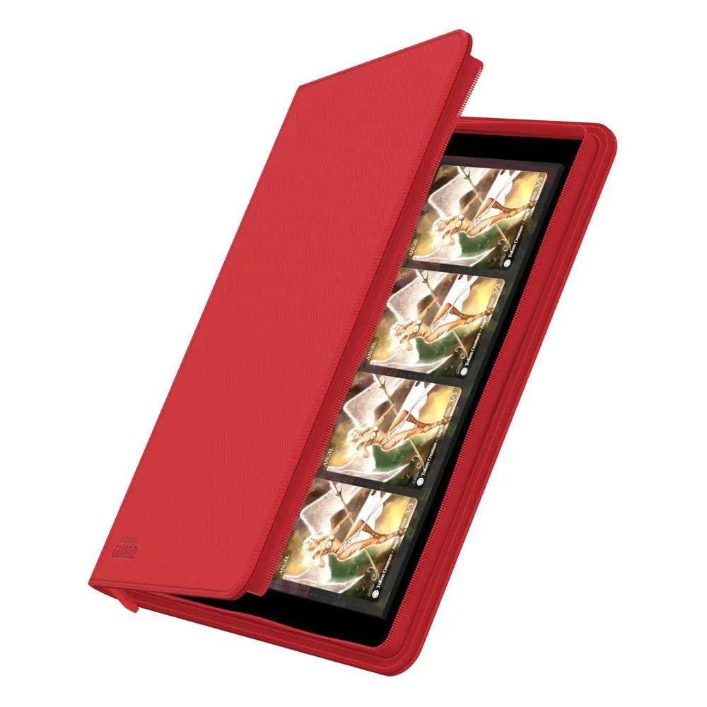 Ultimate Guard Zipfolio 320 - 16-Pocket Xenoskin i Röd Ultimate Guard