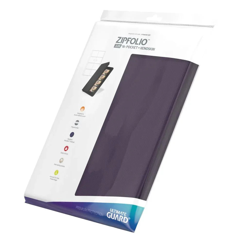 Ultimate Guard Zipfolio 320 - 16-ficka Xenoskin - Lila Ultimate Guard