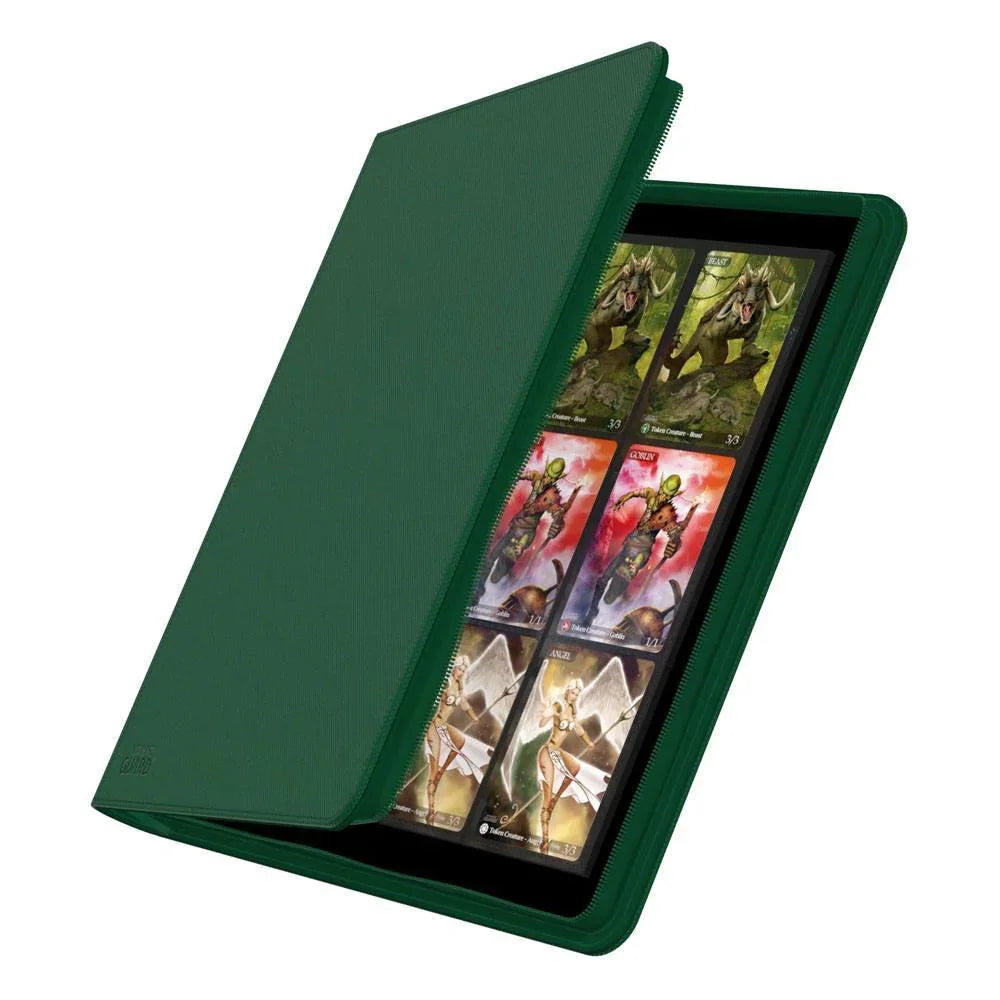 Ultimate Guard Zipfolio 480 24-Pocket Xenoskin - Grön Ultimate Guard