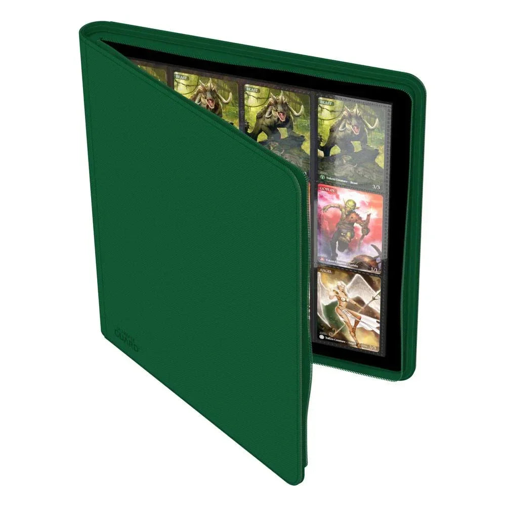 Ultimate Guard Zipfolio 480 24-Pocket Xenoskin - Grön Ultimate Guard