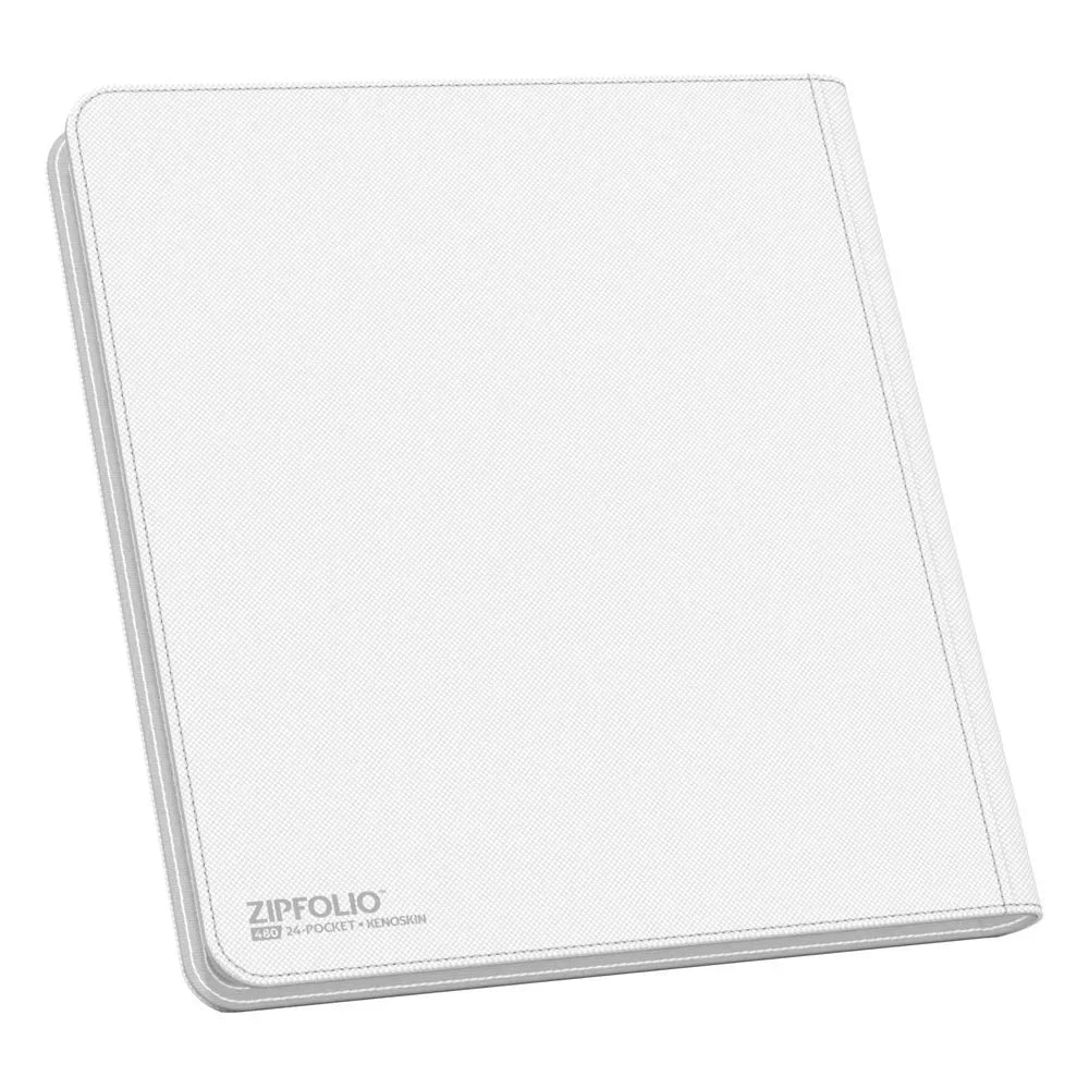 Ultimate Guard Zipfolio 480 24-Pocket Xenoskin - Vit Ultimate Guard