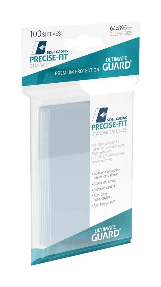 Ultimate Guard Precise-Fit Sleeves Standard Size (100) - Sidoladdning Ultimate Guard