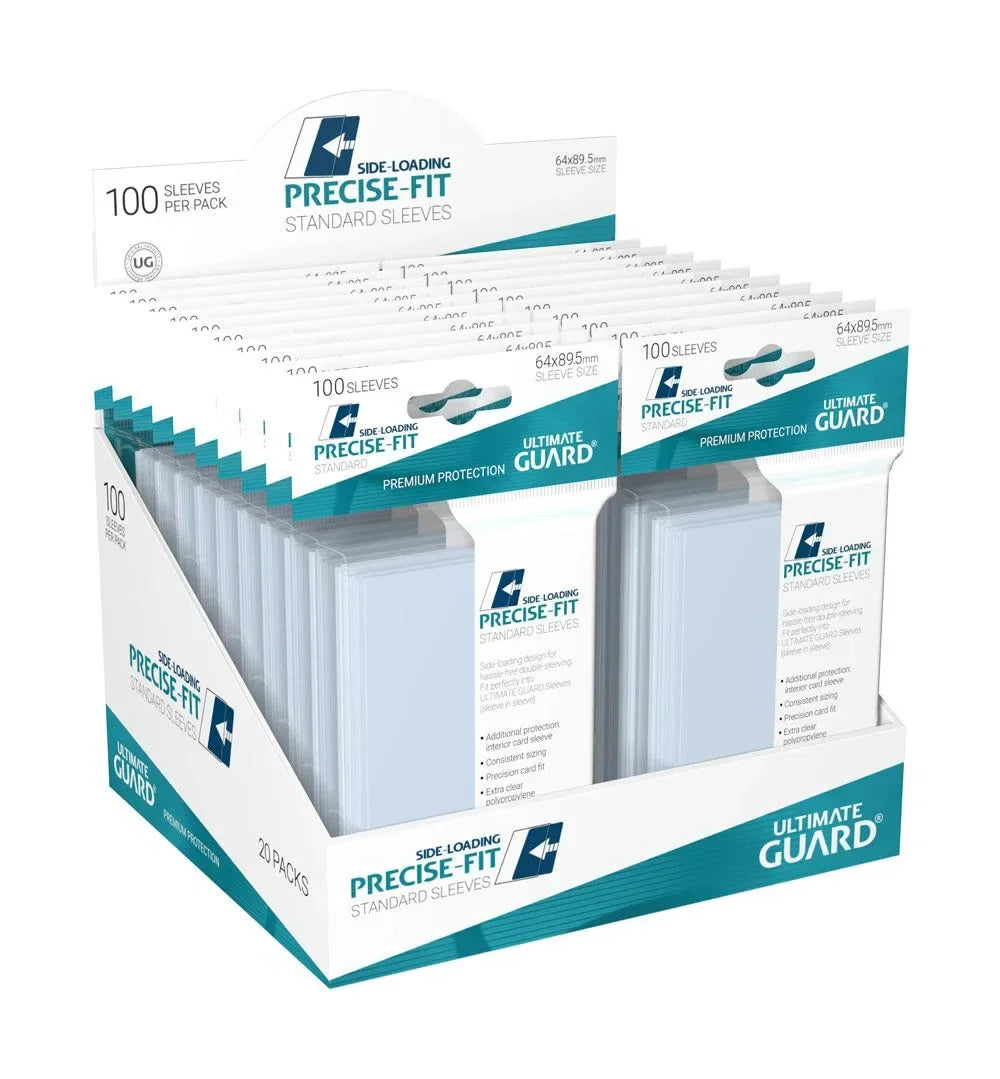 Ultimate Guard Precise-Fit Sleeves Standard Size (100) - Sidoladdning Ultimate Guard