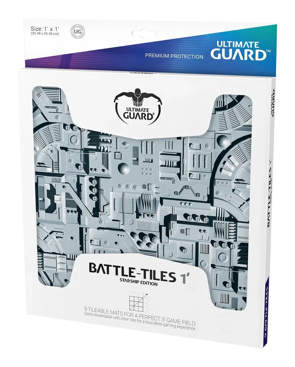 Ultimate Guard Battle-Tiles 1' Starship 30 x 30 cm (9) Ultimate Guard