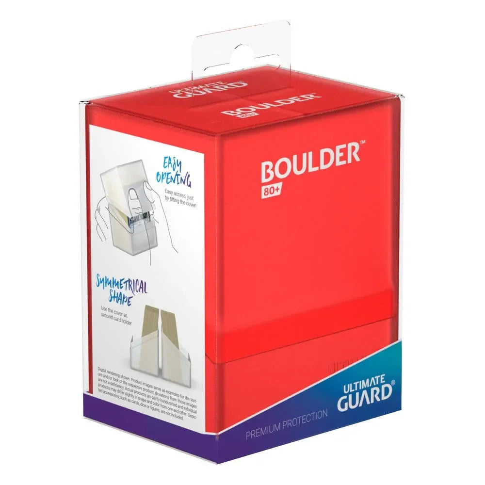 Ultimate Guard Boulder 80+ - Ruby Ultimate Guard