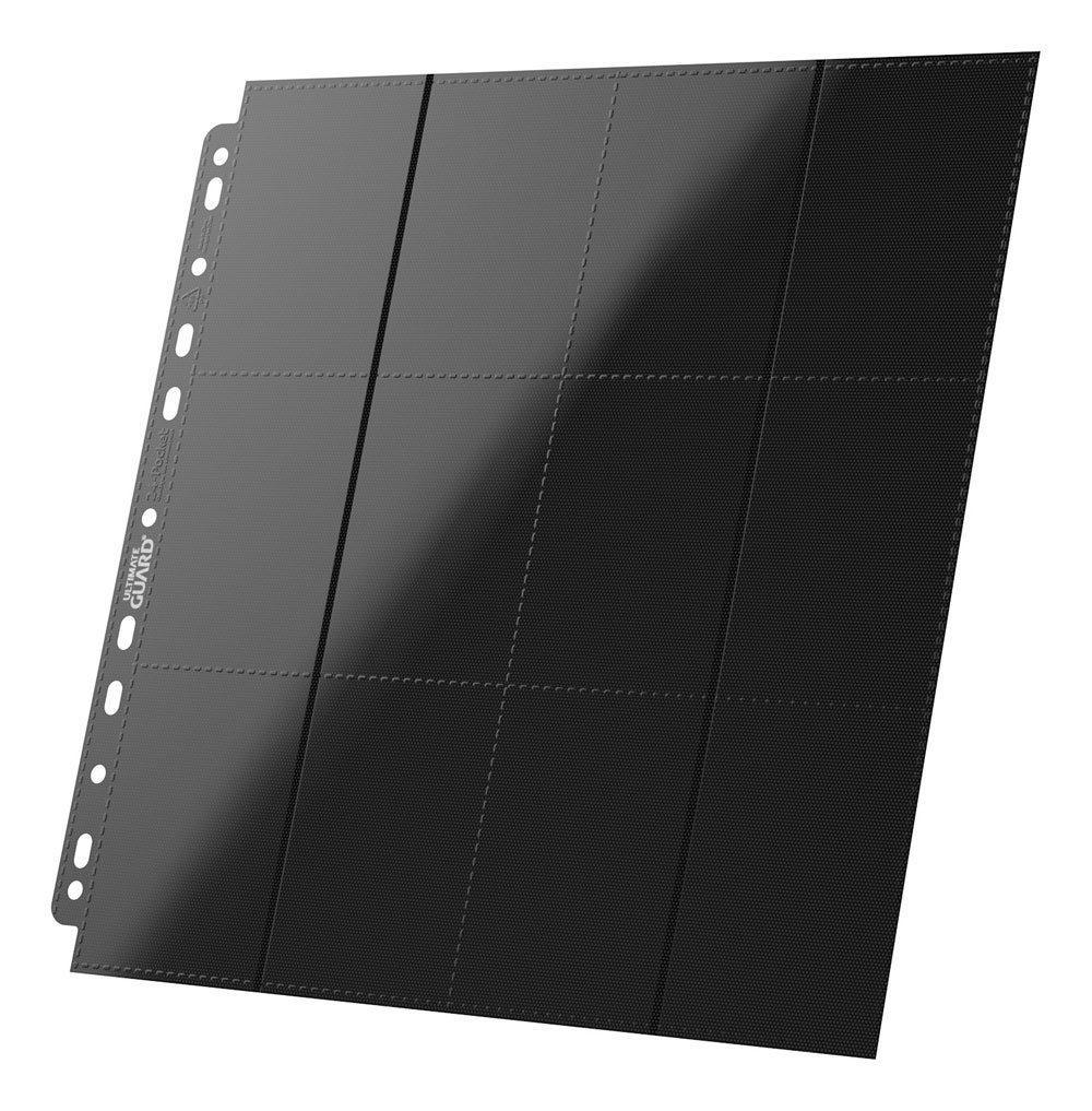 Ultimate Guard 24-Pocket QuadRow Sidor - Svart Ultimate Guard