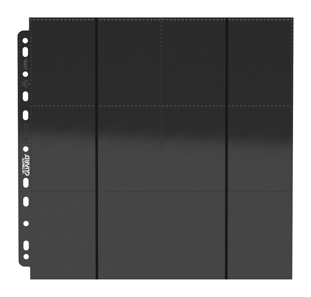 Ultimate Guard 24-Pocket QuadRow Sidor - Svart Ultimate Guard